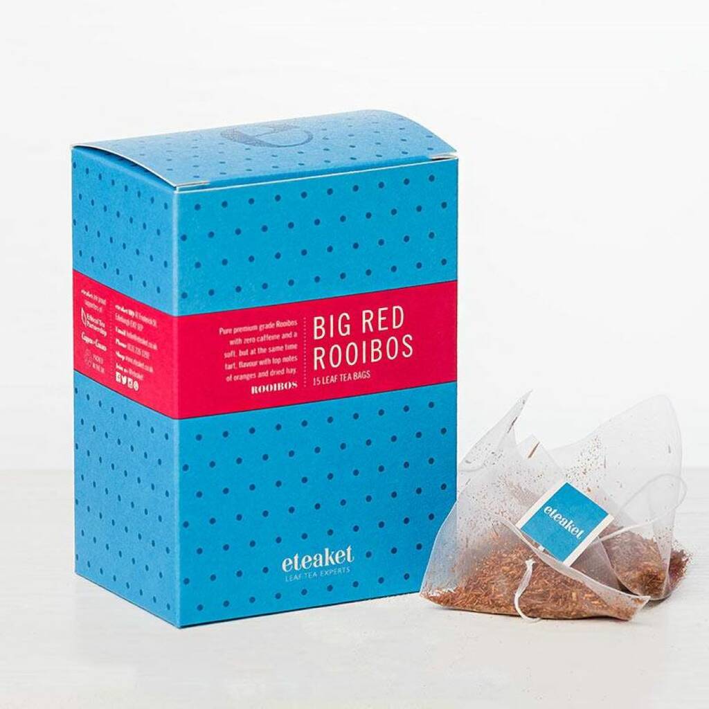 Big Red Rooibos Teabags By Eteaket Tea | notonthehighstreet.com