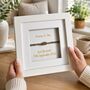 Personalised 'Tied The Knot' Framed Wedding Gift, thumbnail 3 of 11
