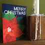 Illustrated Christmas Cards Mistletoe Poinsettia Pine, thumbnail 3 of 7