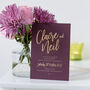 Personalised Modern Classic Wedding Invitations, thumbnail 3 of 6