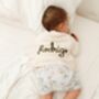 Personalised Cream Name Cardigan,Baby Gift, thumbnail 4 of 12