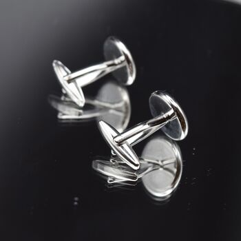 Gear Stick Silver Black Cufflinks Gift For Car Lovers Accessory, 4 of 6