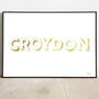 Croydon Gold Print, thumbnail 1 of 4