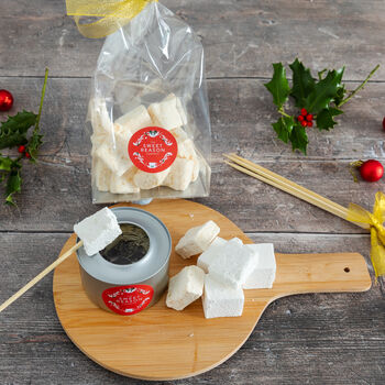 Christmas Salted Caramel Marshmallows Luxury Toasting, 5 of 5