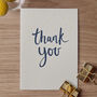 'Thank You' Dots Letterpress Card, thumbnail 1 of 3