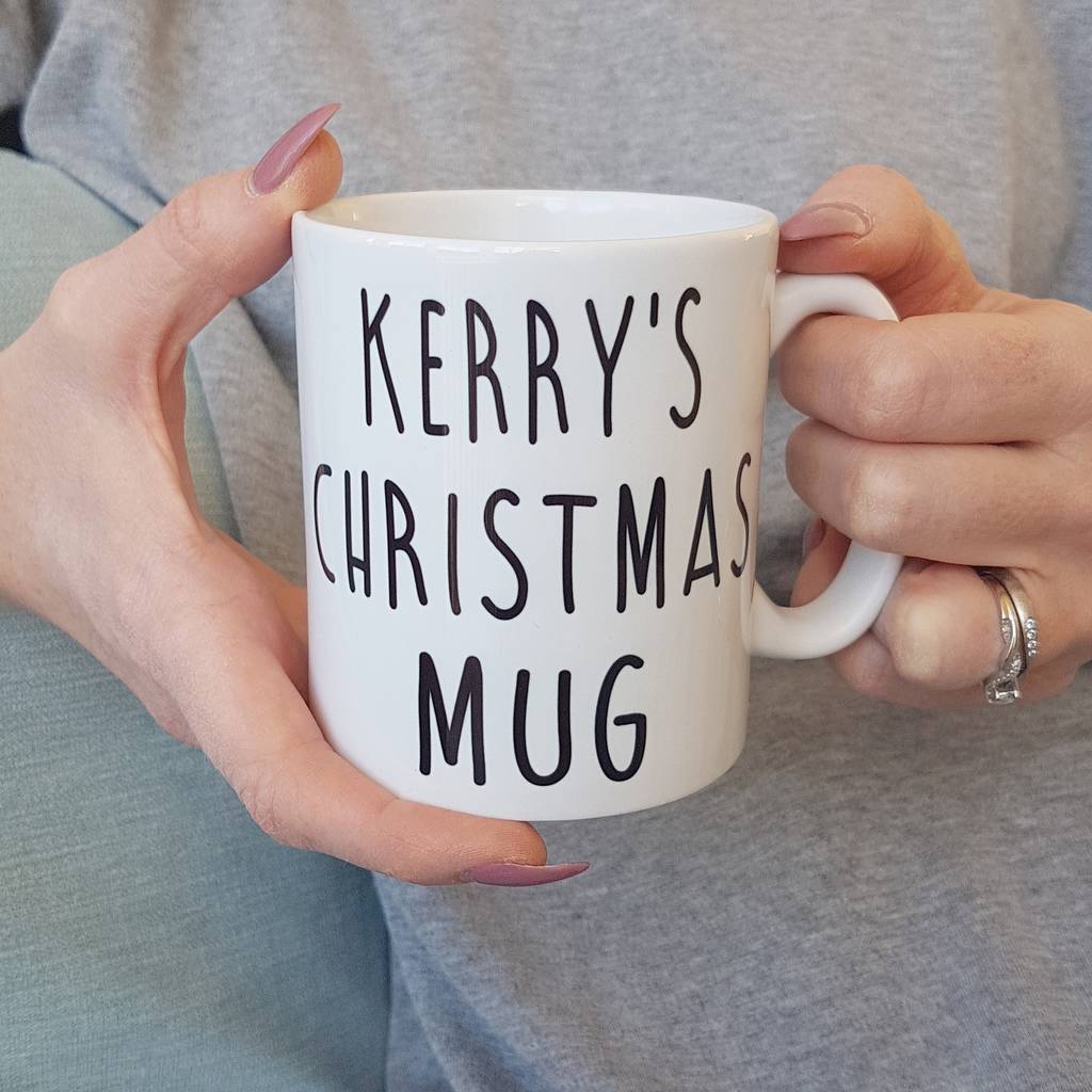 The Personalised Christmas Mug By Syd&Co