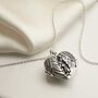 Sterling Silver Love Wings Locket Necklace, thumbnail 3 of 12
