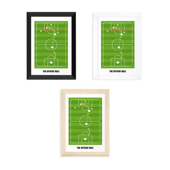 Personalised Offside Rule Wall Print, 7 of 7