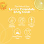 Lemon Calendula Body Scrub Natural Exfoliator 75g, thumbnail 5 of 10