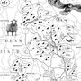 The Peak District Illustrated Map Print, thumbnail 4 of 6