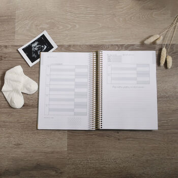 52 Weeks Of Me And You Illustrated Cover Pregnancy Journal, 9 of 12