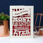 Papercut Happy Birthday To The Most Awesome… Card, thumbnail 4 of 5