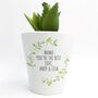 Personalised Love Mum Mini Plant Pot, thumbnail 3 of 3
