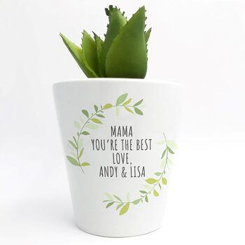 Personalised Love Mum Mini Plant Pot, 3 of 3
