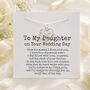 Daughter Wedding Gift, Heart Infinity Sterling Silver Necklace, thumbnail 12 of 12