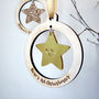 Baby's First Christmas Personalised Decoration, thumbnail 5 of 10