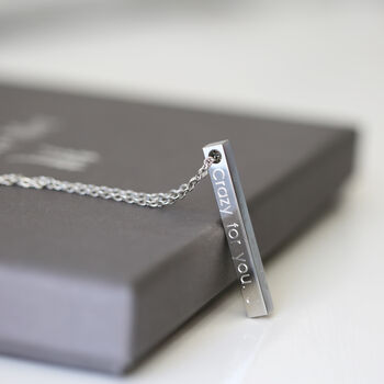 Personalised Bar Necklace, 5 of 6