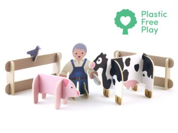 Letterbox Eco Farmyard Pop Out Play Set, 4 of 6
