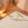 Sterling Silver Very Tiny Flying Fish Stud Earrings, thumbnail 6 of 12