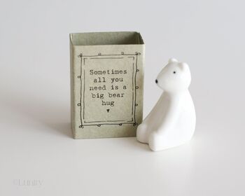 Send A Hug, Bear Hug Matchbox Gift, 2 of 4