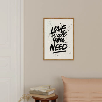 Love Is All You Need The Beatles, Song Lyrics Print, 8 of 10