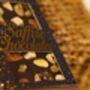 Big Dark Chocolate Bar Handmade By Saffire Chocolates, thumbnail 4 of 5