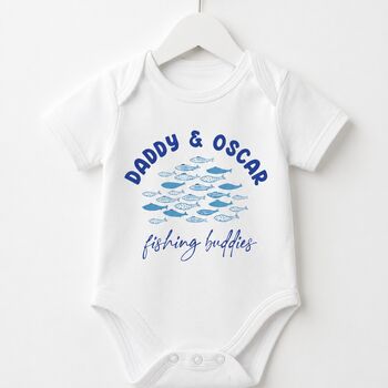 Personalised First Father's Day Daddy And Me Matching Set Fishing, 3 of 5