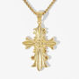 18 K Gold Cross Pendant Necklace Genesis, thumbnail 4 of 8