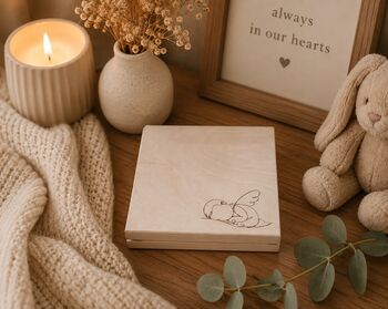 Angel Baby Scan Keepsake Box, 2 of 4