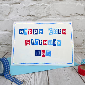 Personalised Mens 60th Birthday Card, 2 of 4