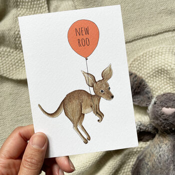 Charming Hand Illustrated Animal New Baby Cards, 2 of 4