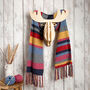 College Scarf Beginners Crochet Kit, thumbnail 1 of 10