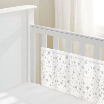 Breathable Baby Mesh Liner For Cot Beds, 7 of 9