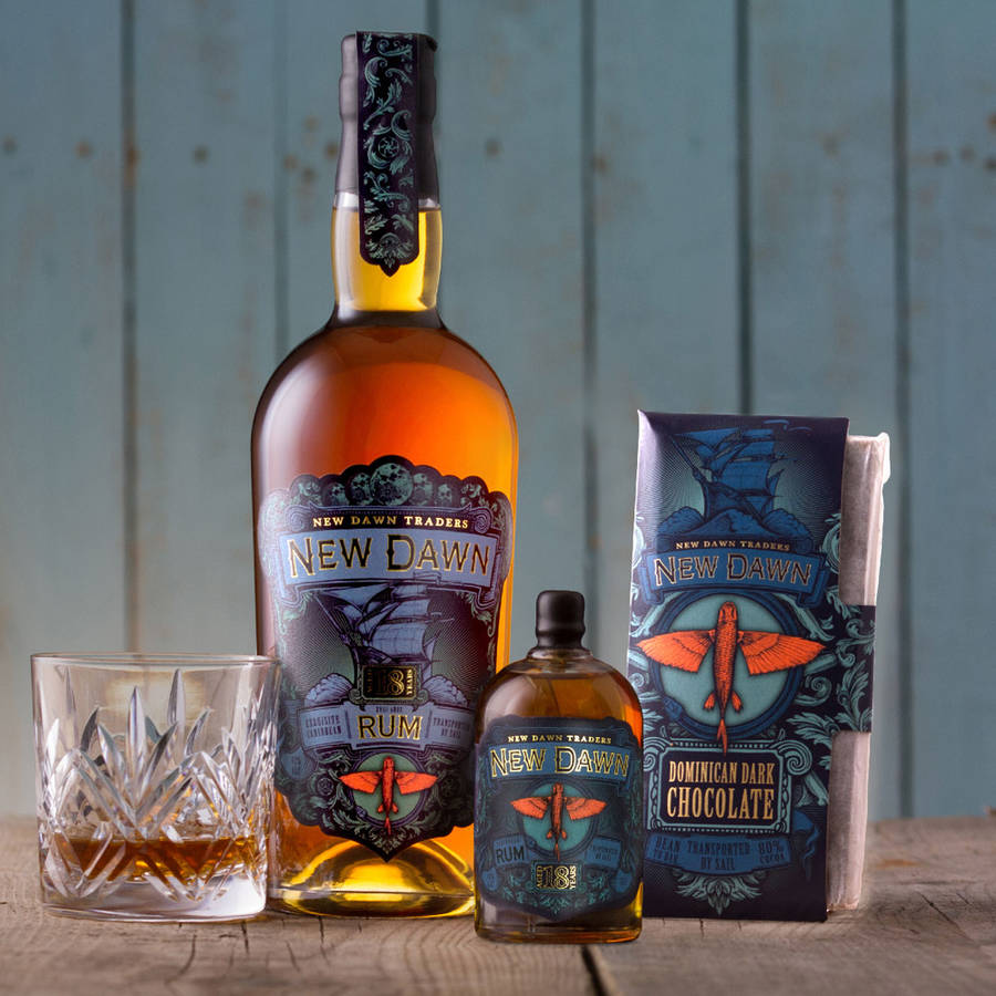 Rum Gift Set, By Sail, Aged 18yr Artisan Alcohol By