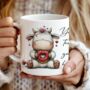 Personalised Whimsical Valentine Anniversary Love Animals Mug, thumbnail 5 of 10