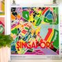 Singapore City Map Tapestry Kit, thumbnail 1 of 3