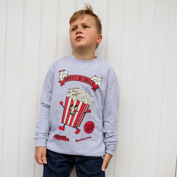 Vintage Popcorn Boys' Slogan Sweatshirt, 4 of 4