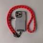 Red Black Phone Strap Universal Crossbody Rope Lanyard, thumbnail 1 of 4