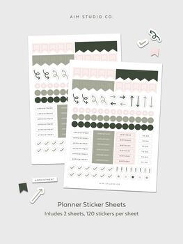 2025 Sage Green Week To View Personalised Diary, 10 of 10