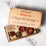 Personalised 19th Birthday Chocolate Flowers Gift Box, thumbnail 1 of 5
