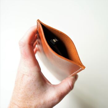 Personalised Handmade Leather Glass Case, 6 of 7