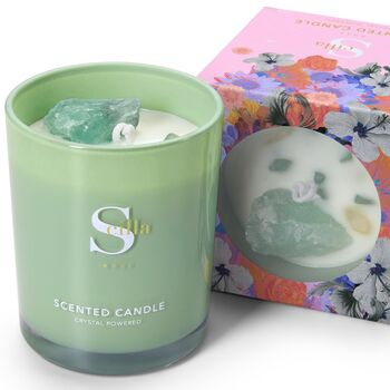 Pure Soy Scented Candles Infused With Crystals, 2 of 7