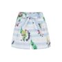 Emma Shorts In Cotton Seaside Print Vintage 1940s Style, thumbnail 1 of 2