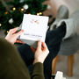 Personalised Wooden Reindeer Christmas Love Card, thumbnail 2 of 6