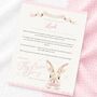 Personalized Easter Bunny Letter, Easter Basket Keepsake, thumbnail 2 of 4