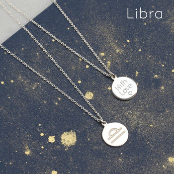 Sterling Silver Personalised Zodiac Necklace, 10 of 12