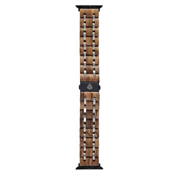 Wood Apple Watch Strap, Vegan Tech Accessories, 2 of 4
