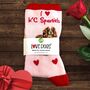 I Love Kc Spaniels Socks Novelty Gift, thumbnail 2 of 6