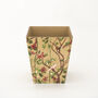 Waste Paper Bin Wooden Gold Chatsworth, thumbnail 2 of 3