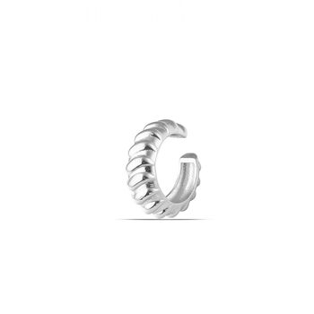 Croissant Ear Cuff No Piercing Sterling Silver, 3 of 7